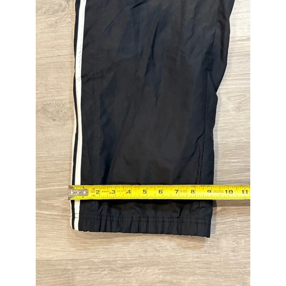 Adidas‎ Track Pants Athletic Training Warm Up 3 Stripe Black XL